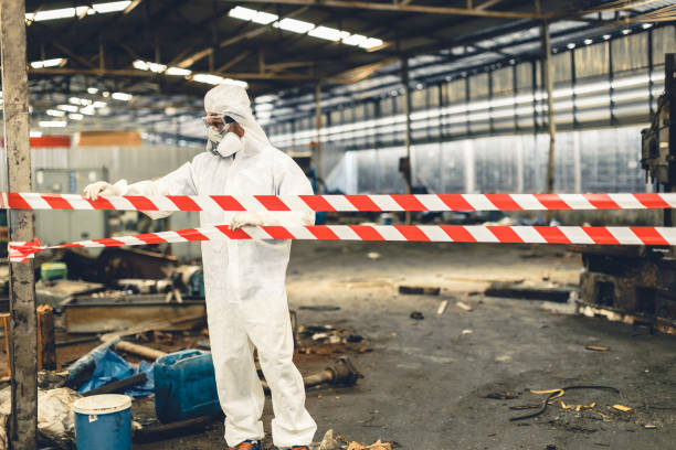 Professional Drug Lab Cleanup technician working in Carmel Valley, CA